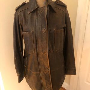Ready for the fall Harve Bernard leather jacket